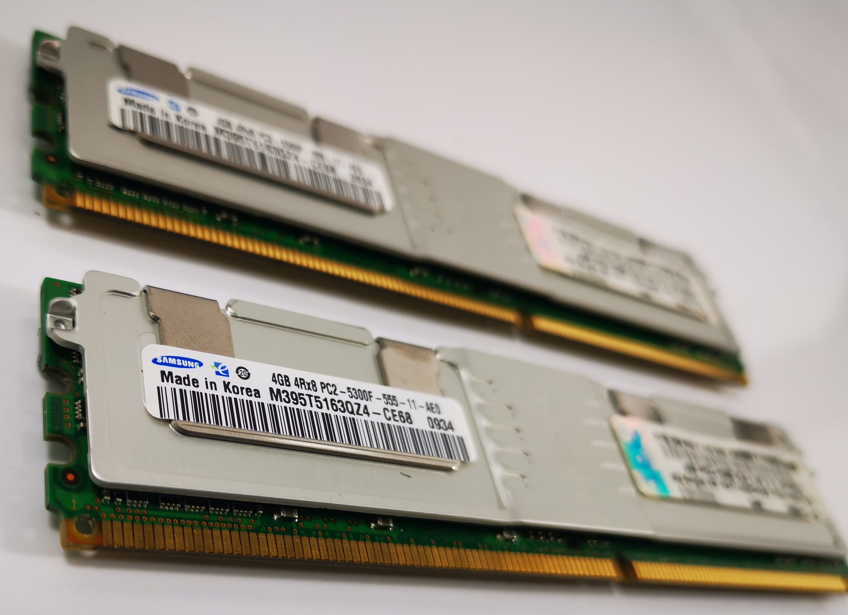 IBM/Samsung 4GB DDR2 RAM - 4Rx8 PC2-5300F-555-11 - Matched Pair