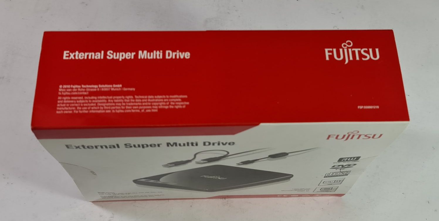 Fujitsu External Super Multi Drive - CD / DVD Reader & Writer top view
