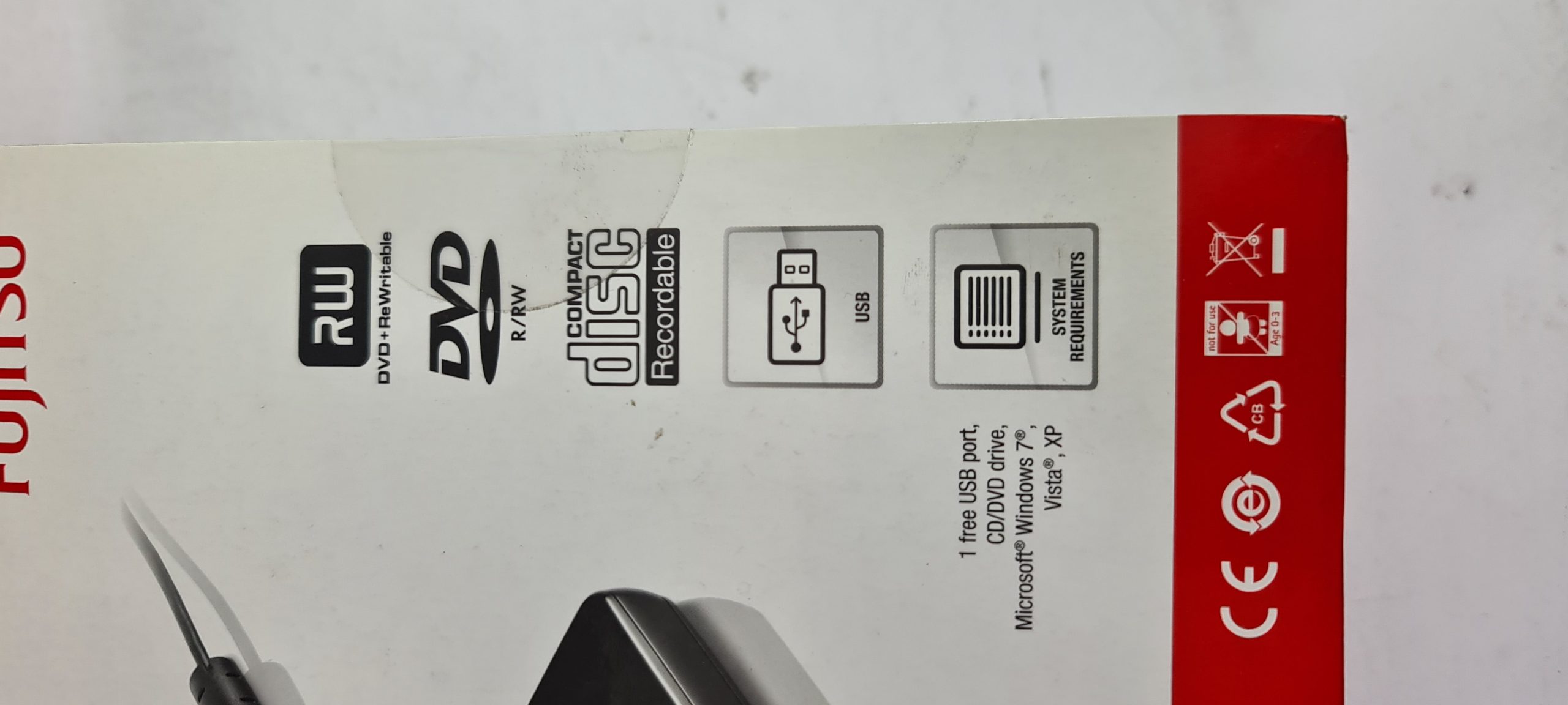 Fujitsu External Super Multi Drive - CD / DVD Reader & Writer information