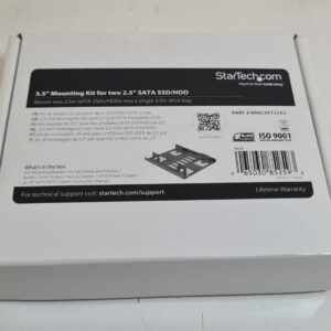 StarTech 3.5" Mounting Kit Cardboard Box Facing Forward